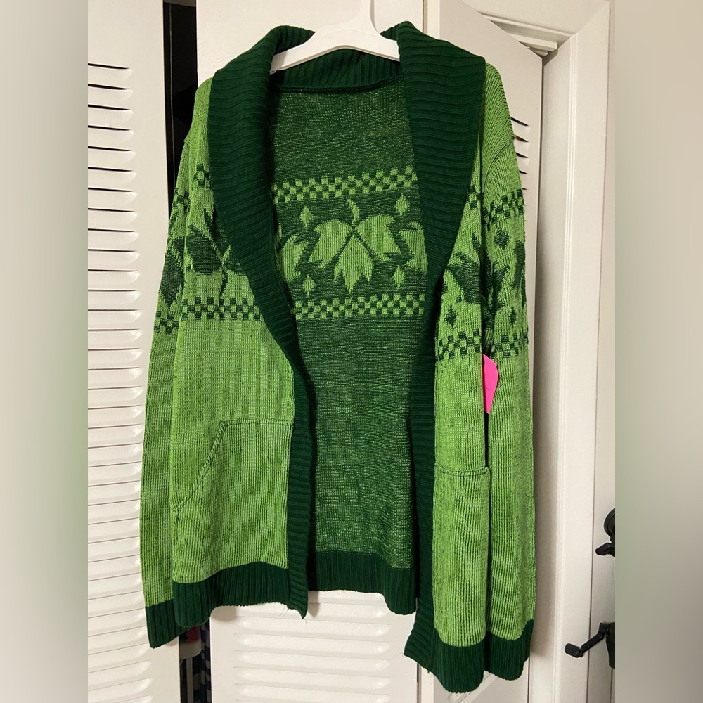 Elhoffer Plant Mom Poison Ivy Cardigan